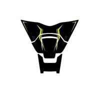 Motorcycle Anti Slip Fuel Oil Tank Pad Side Knee Grip Protector Sticker for SYM for CRUISYM 300 300a POMPOMPUR(Gold)
