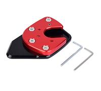 Motorcycle Anti slip Side Stand Kickstand Extension Pad Enlarge for NC750X/X-ADV 17-19 (Red)