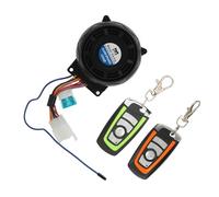 Motorcycle Anti Theft Security System, Rechargeable Alarm Disc Brake Lock, Universal for Scooter Motorbike, One Way Remote Control, ABS Material, 120dB, 5ft Reminder Cable