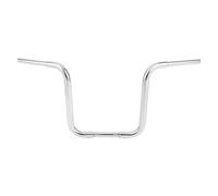 Motorcycle Ape Hanger Handlebar 18 Inch 16 Inch 14 Inch 12 Inch Rise 1-1/4 Inch Compatible With Sportster XL FLST FXST Custom(14 inch Chrome)