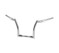 Motorcycle Ape Hanger Handlebar with 10.55 Inch, 13.8 Inch, or 14.55 Inch Rise for Select Softail, Fat, and Road King Models (2010-2013)(13.8 inch Rise)