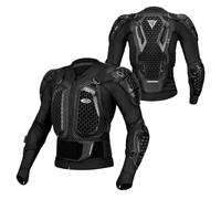 Motorcycle Armor Motocross Full Body Protective Jacket Men Women ATV Protection Dirt Bike Safety Gear for Riding Dirt Bike Motocross Off-Road Motorbike Cycling Skiing Skating,Black-XXL