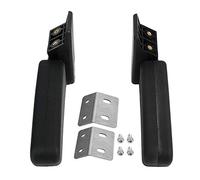 Motorcycle Armrest Box, Rear Folding Top Case for Passenger Comfort, Sturdy Lightweight Accessory for Long-Distance Travel, Universal Bike Storage