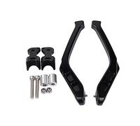 Motorcycle Armrest For Super SOCO TS Motorcycle Accessories Passenger Handgrips Rear Hand Grip Grab Bar Handles Armrest(Black- Silver)