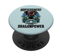 Motorcycle Asian Dragon Horsepower Bikers & Motorbiker PopSockets Adhesive PopGrip