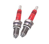 Motorcycle Atv Scooter Ignition Racing Spark Plu 3 Triple Electrode A7TC D8TC Fit for G-6 CG 50 70 110 125 150CC 1/2Pcs Model Replacement(2Pcs D8TC)