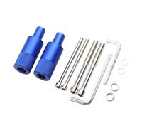 Motorcycle Auxiliary Lamp Mounting Bracket, Single Hole, Blue | Set for Motorcycle Auxiliary Light Replacement Use, Single Hole Hardware Holder for Lamp Installation