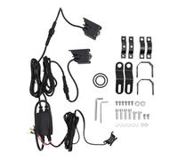 Motorcycle Auxiliary Lights 120W 18000LM High Power Spotlights with Purple Eye Ambient Light, 5 Lighting Modes for Off-Road Driving IP68 Rainproof, for Motorcycle ATV SUV Truck