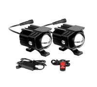 Motorcycle Auxiliary Lights Motorcycle Spotlight 12-24V Auxiliary Headlight LED White Fog Light Additional For Dirt Bike ATV For Foggy Weather