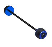 motorcycle axle slider Compatible With For Tracer For 700gt 2020 2021 2022 2023 Motorcycle Front Rear Axle Fork Wheel Crash Sliders Protector Pad(Blue,Rear)