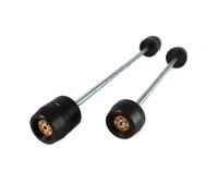 motorcycle axle slider Compatible With For YZF-R1 2004 2005 2006 2007 2008 Motorcycle Front Rear Axle Fork Crash Sliders Wheel Protector Motorbike Parts(Yellow)