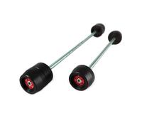 motorcycle axle slider Compatible With For YZF-R1 2009 2010 2011 2012 2013 2014 Motorcycle Front Rear Axle Fork Crash Slider Anti Collision Slider Accessories(Red)