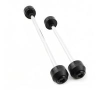 motorcycle axle slider For ZX-14R For ZZ-R 1400 2006 2007 2008 2009 2010 2011 2012 2013 2014 2015 Motorcycle Front Rear Wheel Axle Fork Sliders Crash Protector Falling(Black)