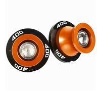 Motorcycle Axle Sliders Kit Swingarm Spools Universal 8mm For Z900 Z650 NINJA650 Z400 NINJA400 ZX25R(ORANGE)