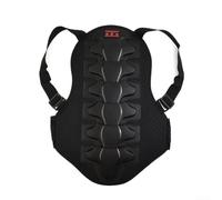 Motorcycle Back Protector for ce Certified Level 1 for impact Armor Insert for Riding Jackets - Ventilated PE Shell with Memory Foam Padding 53x39cm