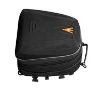 Motorcycle Back Seat Bag, 20L-28L Expandable Hard Shell Backpack - Teething Toy for Young Dogs | for Motorcycle, Scooter, Off-Road Bike, Commuting, Travel and Road Trip