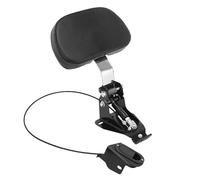 Motorcycle Backrest Back Pad Black Motorcycle Driver Rider Front Backrest Mounting Kit FOR Touring FOR CVO FOR Street Glide FOR Road King Cl&assic 2009-2023