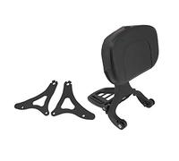 Motorcycle Backrest Detachable Rear Pad Replacement For Harley Softail FLSTC Heritage Sportster XL Touring Street Glide Rear Seat Cover(B)
