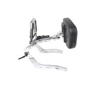 Motorcycle backrest Fit For Indian Chief Bobber Dark Horse Super Limited Sport Multi Purpose Adjustable Backrest Sissy Bar(Black Pad Chrome Bar)