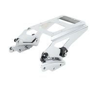 Motorcycle Backrest Luggage Rack Fit For Harley Touring 2009-2013 Detachable Tour Pack Mount Rack w/Docking Hardware Kit Extended Seat Cargo Carrier(Chrome)