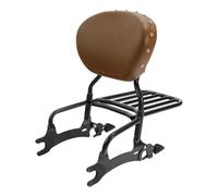 Motorcycle Backrest part Motorcycle Backrest Sissy Bar Rear Passenger Luggage Rack For Indian For Chieftain Dark For Horse Icon 2022(Brown Black)