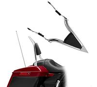Motorcycle Backrest part Motorcycle Chrome Detachable Rear Passenger Backrest For Harley For Touring CVO Road Glide For Custom FLTRXSE 2009-2022