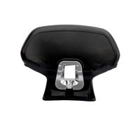 Motorcycle Backrest Rear Passenger Modified Motorcycle all bright black Rear backrest box carrier For seat pad For XMAX300 2021-2023 PU