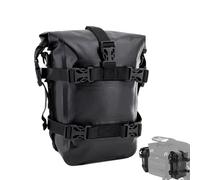 Motorcycle Bag - Large Capacity Waterproof Pannier, Heavy Duty Motorbike Luggage Pack, Adventure Touring Gear, Urban Storage Function, Powersports Category, Matte Black Accessory