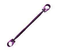 Motorcycle Balance Bar 22mm Alloy Aluminum Motorcycle Handlebar Brace Crossbar Modified Strengthen Handle Bar Clamp Balance Beam Cross(PURPLE)