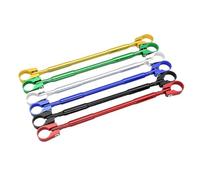 Motorcycle Balance Bar 22mm Alloy Aluminum Motorcycle Handlebar Brace Crossbar Modified Strengthen Handle Bar Clamp Balance Beam Cross(Black)