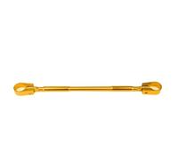 Motorcycle Balance Bar 22mm Alloy Aluminum Motorcycle Handlebar Brace Crossbar Modified Strengthen Handle Bar Clamp Balance Beam(Yellow)