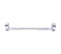 Motorcycle Balance Bar Motorcycle Balance Bar Universal 22mm CNC Aluminum Crossbar Strengthen Handlebar Extended Motorbike Reinforce Lever Accessories Motorcycle Cross Bar(Silver)