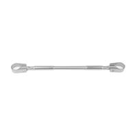 Motorcycle Balance Bar Motorcycle Handlebar Brace Crossbar Modified Strengthen Handle Bar Clamp Balance Beam 22mm(Silver)
