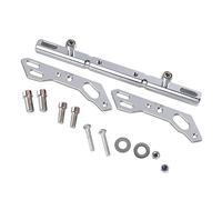 Motorcycle Balance Bar Motorcycle Mirror Seat Multifunctional Extension Bar Balance Cross Steering Wheel Bike Handlebar(Silver-A)