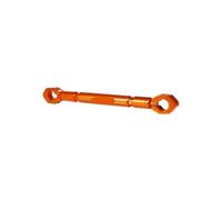 Motorcycle Balance Bar Universal 22mm Crossbar Strengthen Handlebar Extended Motorbike Reinforce Lever Accessories Handlebar Drag Bar(Orange)