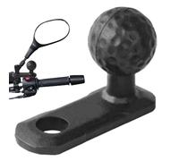 Motorcycle Ball Joint: Angled Anti-Vibration Base Adapter, Universal Phone Mount Connector, Bike Mount Link | Handlebar Mount Extension for GPS Cycling Tourism