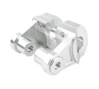 Motorcycle Bar Clamp Motorcycle Handbar Rising Clamp 25.4mm Motor Handlebars Fat Bar Mount Clamps Risers For CMX300/500/1100 Rebel Shadow 600(Silver)