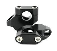 Motorcycle Bar Clamps Adapter Motorcycle Handle Bar Riser Clamps Mount Adapter For Suzuki V-Strom/SV 650 1000 DR600 125 250 Bandit GSF1200/1250 22mm Handlebar Risers Handlebar Riser Bars Parts(Black)