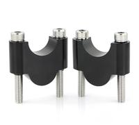 Motorcycle Bar Clamps Adapter Motorcycle Handlebar Risers For Suzuki Bandit GSF600/750 Bandit GSF1200/1250 Bandit GSF250/400/650 Handle Bar Riser Clamp Mount Adapter Handlebar Riser Bars Parts(Black,3