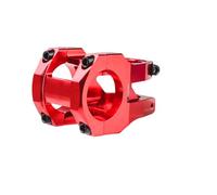 Motorcycle Bar Clamps For BMX Cycling Handlebar Power Bike Stem Aluminum Alloy Ultralight Short 35/45mm Bicycle Accessories(35mm Red)