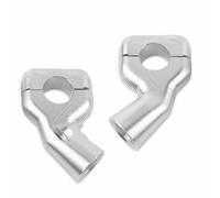 Motorcycle Bar Clamps For Bobber For T100 For T120 For Speed For Twin Motorcycle Accessories Handlebar Bar Riser Clamps Adapter Raise The Handlebars(Silver)