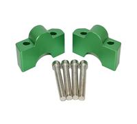 Motorcycle Bar Clamps Motorcycle 28mm Handlebar Riser Adapter Kit Increase Handle Height Up For Vulcan S 650 For EN650 2019-2024 Motorbike Riser(Green)