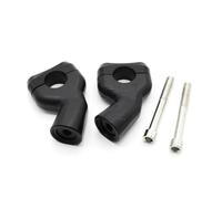 Motorcycle Bar Clamps Motorcycle Accessories Handlebar Bar Riser Clamps Adapter For Bobber For T100 For T120 For Speed For Twin Raise The Handlebars(Black)