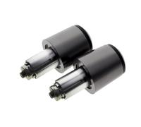 Motorcycle Bar End Cap Bars Ends Plug Weights for 14mm and 18mm Handlebar Inner Diameter - Aluminum Alloy Accessories Gray