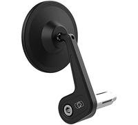 Motorcycle Bar End Mirror. Street Right. OX536, Schwarz