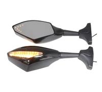 Motorcycle Bar End Mirrors For CBR 600 F4i 929 954 RR F1 F2 For Hurricane Motorcycle Integrated Turn Signal Mirrors Side Rearview Mirror Motorcycle Mirrors