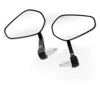 motorcycle bar end mirrors For Kawasaki 7/8" Or 1" Motorcycle Motorbike Scooters Rear View Side Mirror Handle Bar End Mirrors Parts Rearview Wing