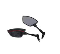 Motorcycle Bar End Mirrors For Piaggio For MP3 250 300 500 530 Motorcycle Rearview Mirror Reversing Universal Shockproof Safety Rearview Mirror(Red)