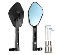 Motorcycle Bar End Mirrors For Suzuki For B-King For GSF1250 For GSF600 For Gladius For SFV650 Motorcycle Rearview Mirrors With 8MM 10mm Screws Side Wing Mirror(Black)