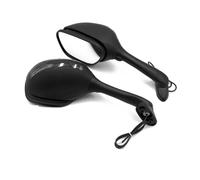 Motorcycle Bar End Mirrors For Suzuki For GSXR 600 750 1000 Rearview Mirrors With LED Light Auto Accessories 2PCS Rear View Side Motorcylcles(Black)